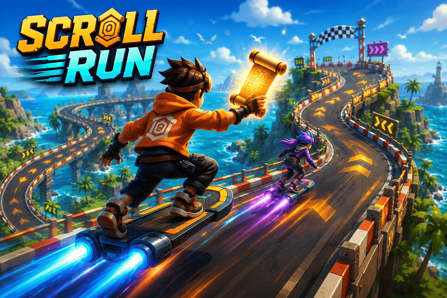 Scroll Runner game artwork